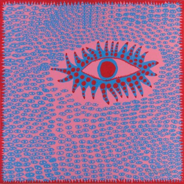Yayoi Kusama Painting - Accumulated Eyes Are Singing 2 Yayoi Kusama Pop art minimalism feminist